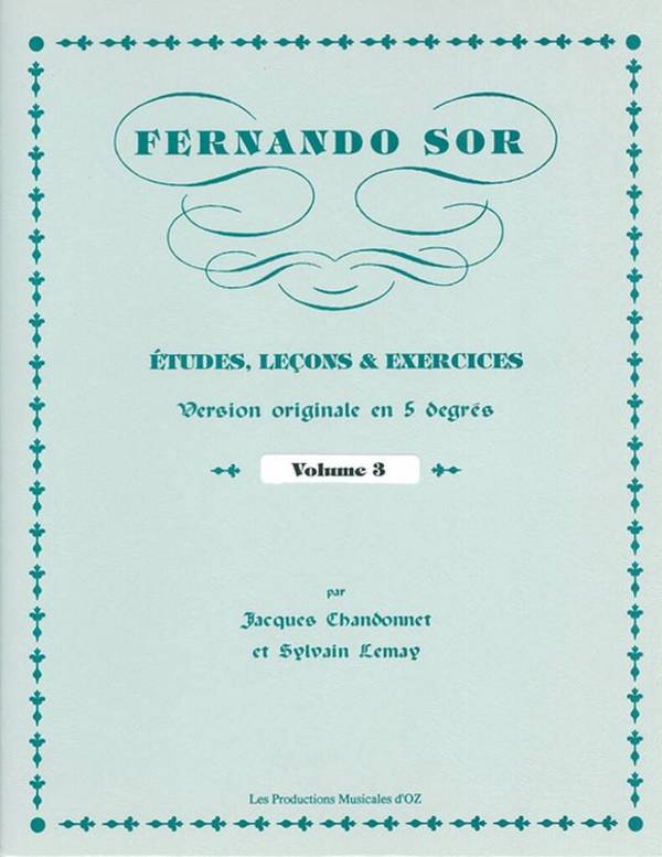 Études, lecons et exercices vol.3