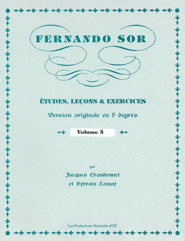 Études, lecons et exercices vol.5