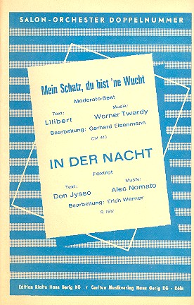 Mein Schatz du bist 'ne Wucht    und