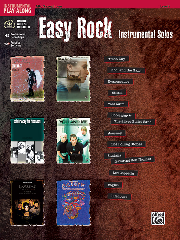 Easy Rock Instrumental Solos (+Online Audio)