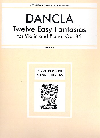 12 Easy Fantasias op.86