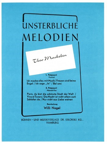 2 Potpourris für Singstimme und Klavier