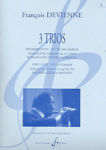 Trio sol majeur no.1 pour 2 flutes ou