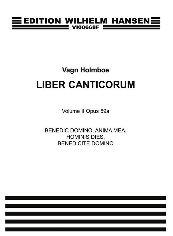 Liber Canticorum op.59a vol.2