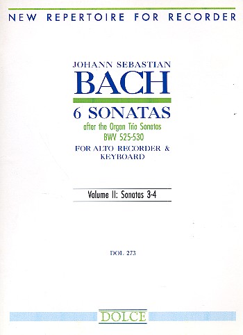 6 Sonatas after the Organ Trio Sonatas BWV525-530 vol.2 (nos.3-4)