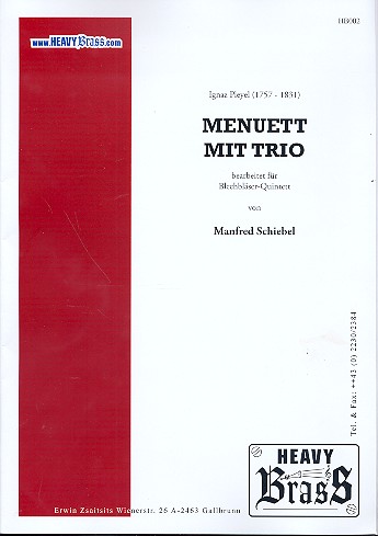 Menuett mit Trio für 5 Blechbläser