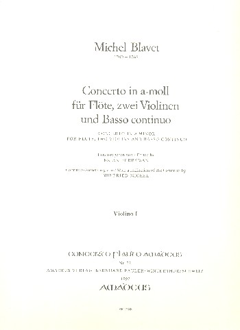 Concerto a-Moll für Flöte,