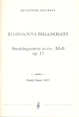 Streichquartett cis-Moll op.17
