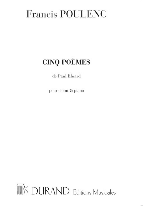 5 Poèmes de Paul Eluard pour