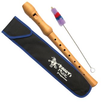 Voggy's Blockflöte Ahorn mit Stofftasche