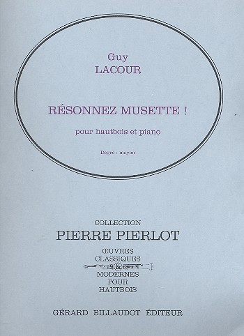 Résonnez Musette pour hautbois et piano