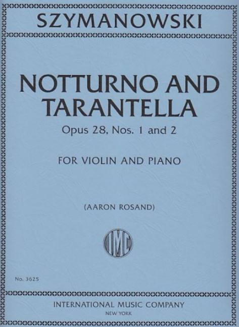 Notturno and Tarantella op.28 nos.1+2