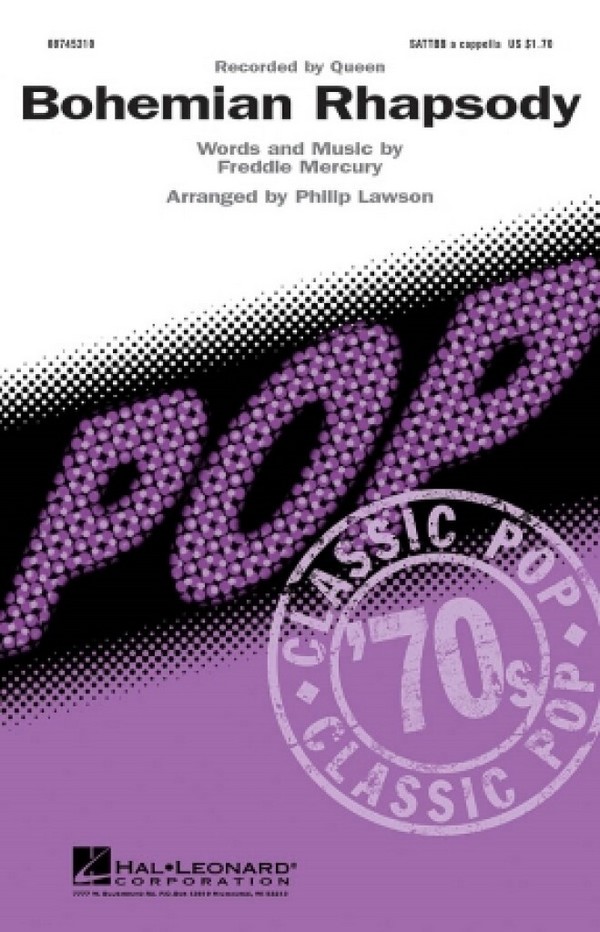 Bohemian Rhapsody for mixed chorus