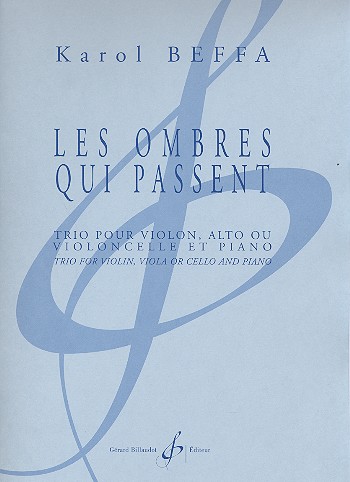 Les Ombres qui passent trio pour violon,