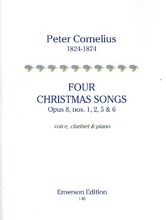 4 Christmas Songs op.8 nos.1,2,5,6