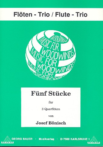 5 Stücke für 3 Querflöten