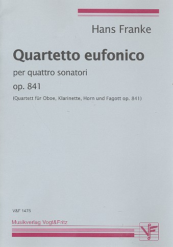 Quartetto eufonico op.841 für