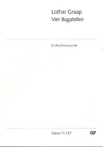 4 Bagatellen für Blockflötenquartett (SATB)