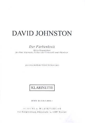 Der Farbenkreis für Flöte, Klarinette, Violine