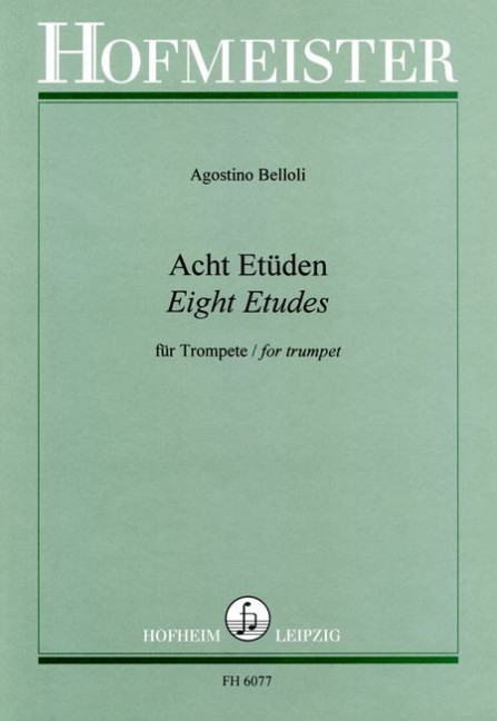 8 ausgewählte Etüden für Trompete