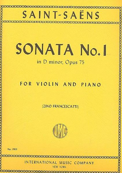 Sonata no.1 d minor op.75