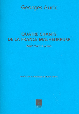 4 chants de la France malheuruese