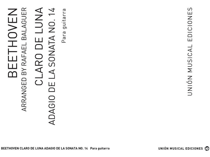 Claro de Luna Adagio de la sonata