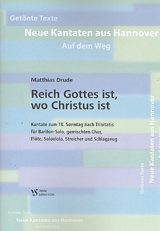 Reich Gottes ist wo Christus ist für Bariton,