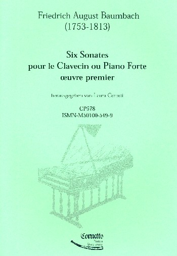 6 Sonaten op.1 für Cembalo (Klavier)