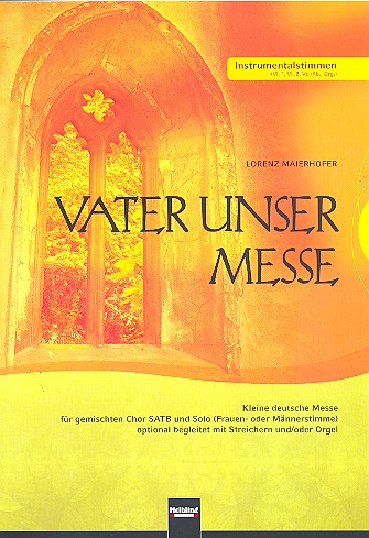 Vater unser-Messe für Solo und gem Chor,