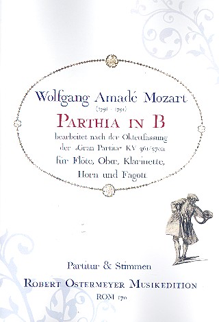 Parthia B-Dur KV361 (KV370a) für Flöte,