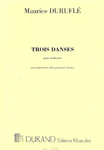 3 Danses pour orchestre pour 2 pianos