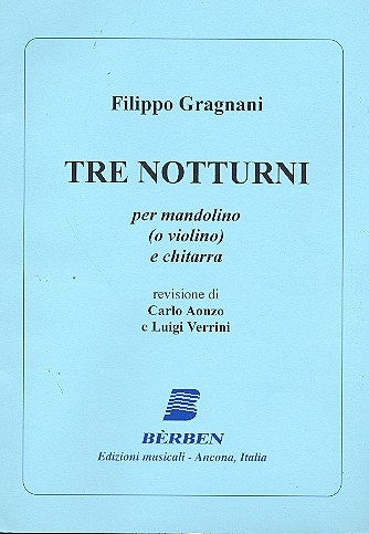 3 Notturni per mandolino (violino) e chitarra