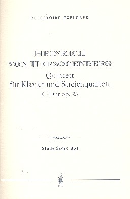 Quintett C-Dur op.23 für Klavier, 2 Violinen,