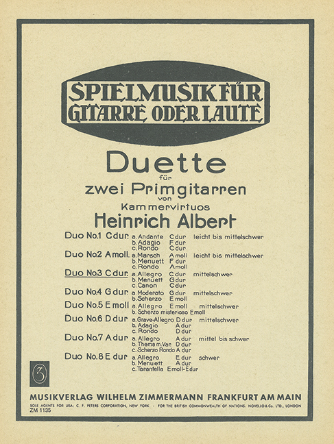 Duo C-Dur Nr.3
