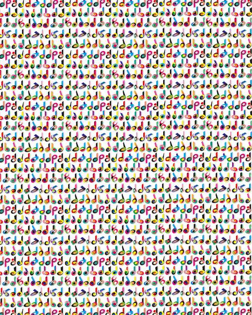 Geschenkpapier pop-art