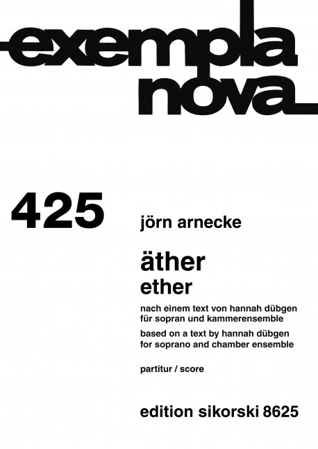 Äther für Soran und Kammerensemble