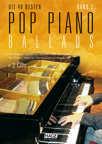 Die 40 besten Pop Piano Ballads Band 2 (+ 2 CD's)