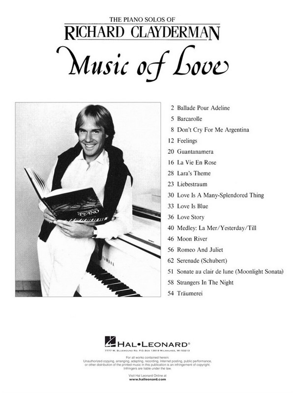 Richard Clayderman - The Music of Love