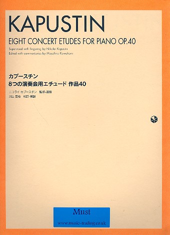 8 Concert Etudes op.40 for piano