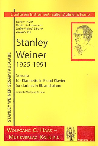 Sonata WeinWV120 für Klarinette