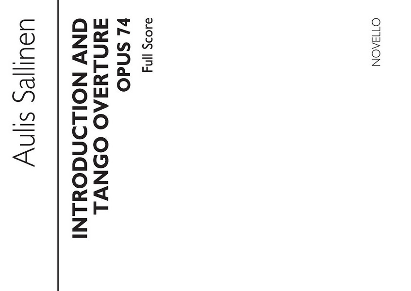 Introduction and Tango Ouverture op.74