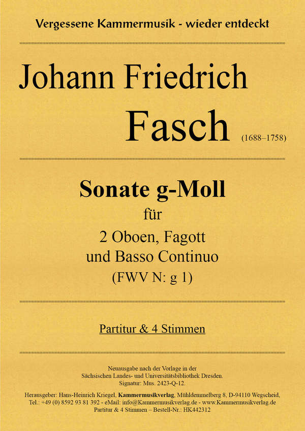 Sonate g-Moll (FWV N: g1)