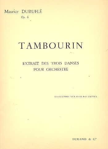Tambourin op.6 