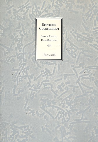 Letzte Kapitel op. 15