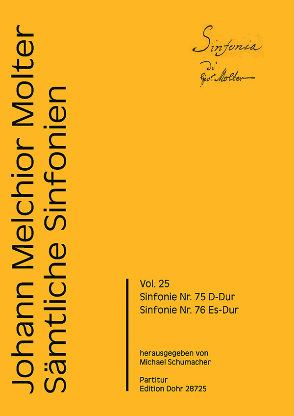 Sämtliche Sinfonien Band 25 - Sinfonien Nr.75 und 76