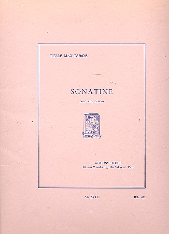 Sonatine für 2 Fagotte