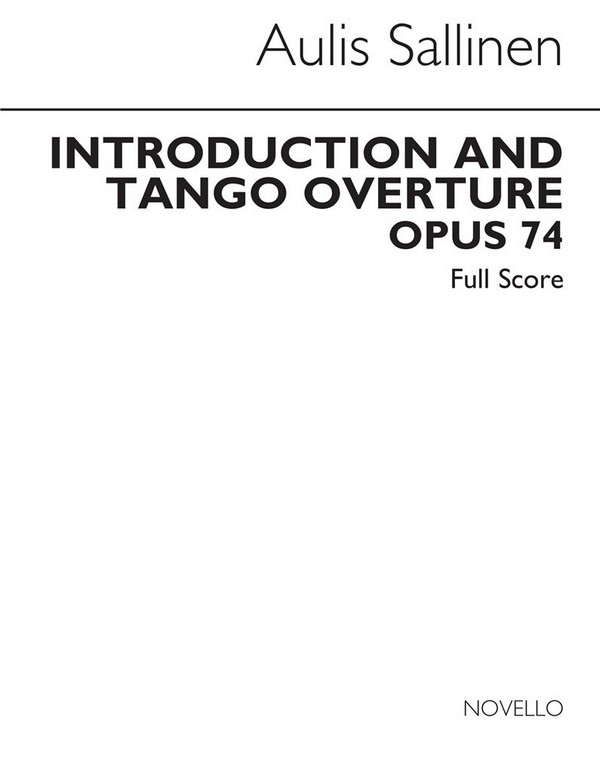 Introduction and Tango Ouverture op.74