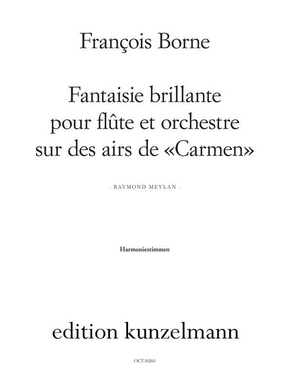 Fantaisie brillante sur des airs de Carmen