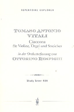 Ciaccona für Violine, Orgel und Streicher